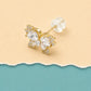 Crystal Butterfly Stud Earrings