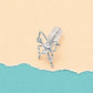 Fluttering Butterfly Stud - 925 Silver Jewelery
