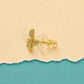 Cubic Zirconia Butterfly Stud