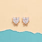 Rose Gold Kitty Cat Stud - 925 Silver Jewelery