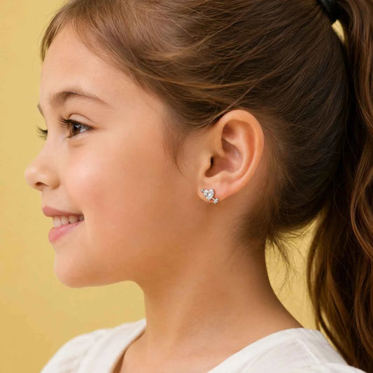 Cupid Heart Studs