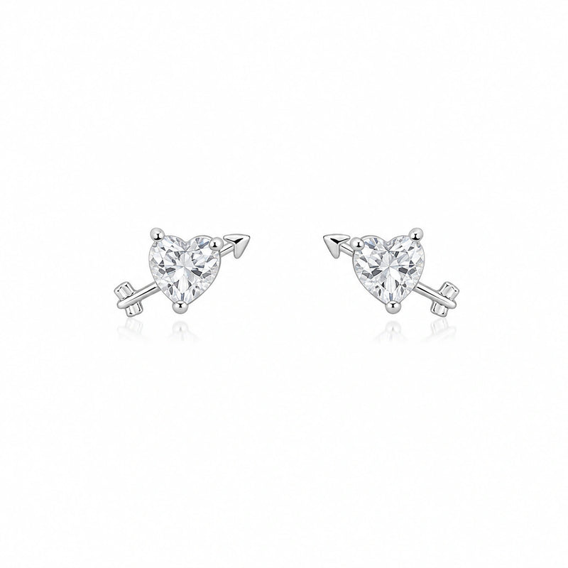 Cupid Heart Studs