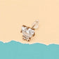 Rose Gold Kitty Cat Stud - 925 Silver Jewelery