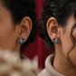 Elegant Rose Gold Butterfly Earrings