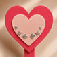 Elegant X-Shape Side Earrings