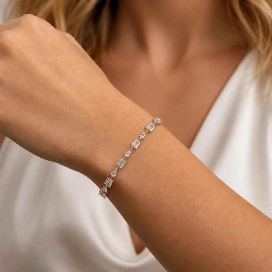 Gleam Link Bracelet - 925 Silver Jewelery