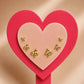 Gold Clover Stud Earrings