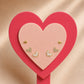 Gold Heart Side Earring Collection