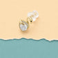 Golden Swan Sparkle Stud Earrings