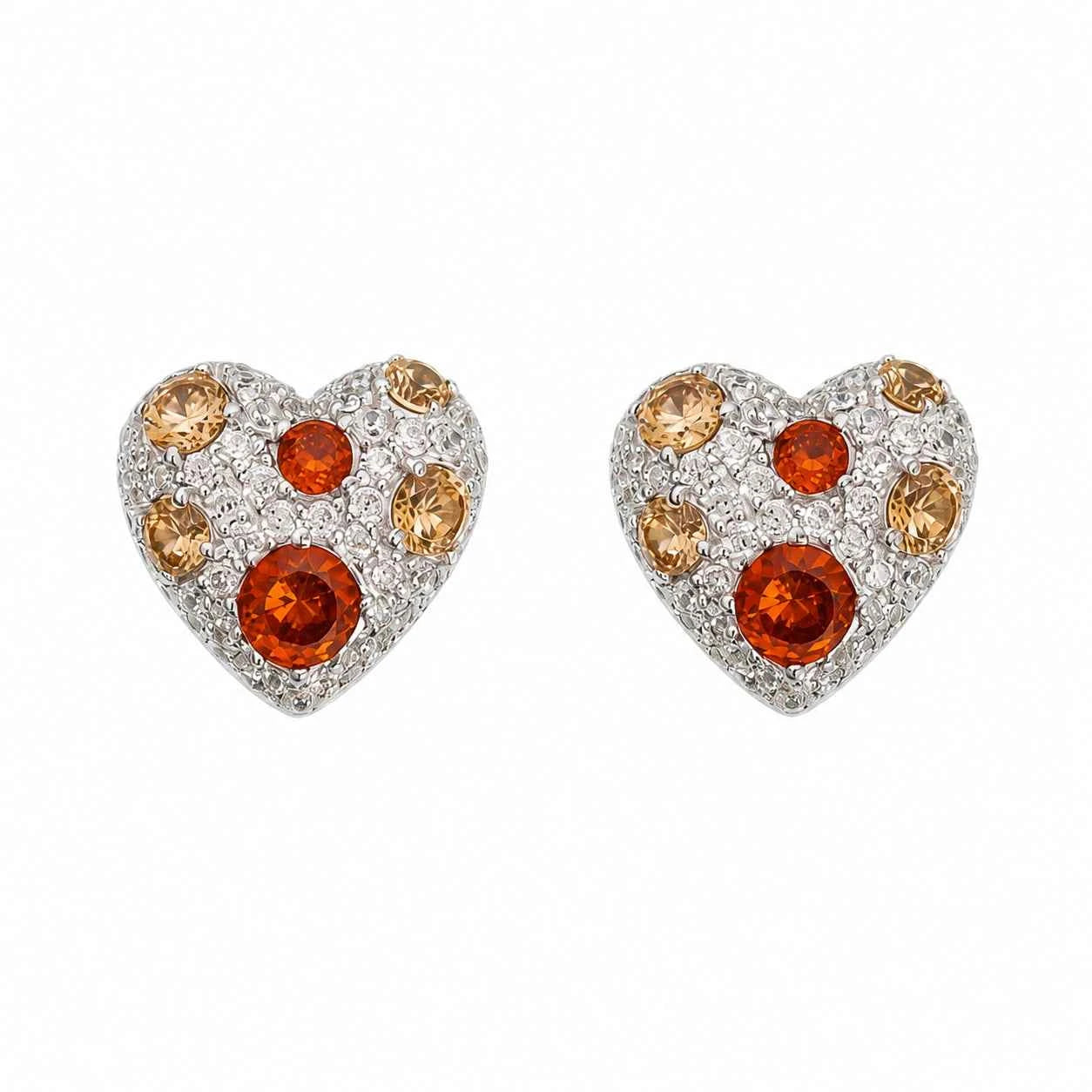 Heart Stud Earrings
