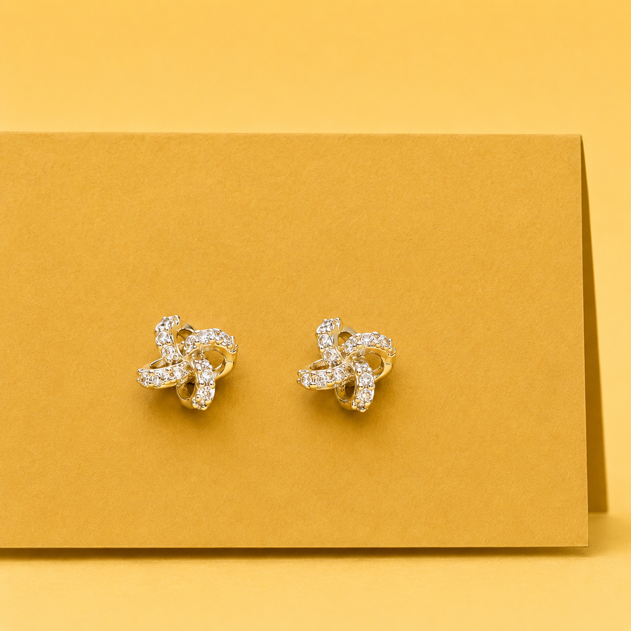 Infinity Knot Stud Earrings