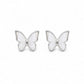 Moonlit Butterfly Stud Earrings