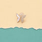 Mother of Pearl Butterfly Stud Earrings