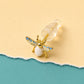 Pastel Enamel Bee Stud Earrings