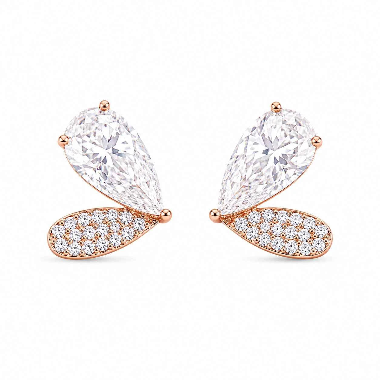 Pear Blossom Stud Earrings