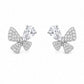 Pear Crystal Butterfly Stud