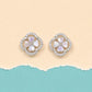 Mother of Pearl Flower Stud