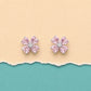 Pink Bloom Stud Earrings