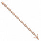 Rosegold Emerald Link Bracelet