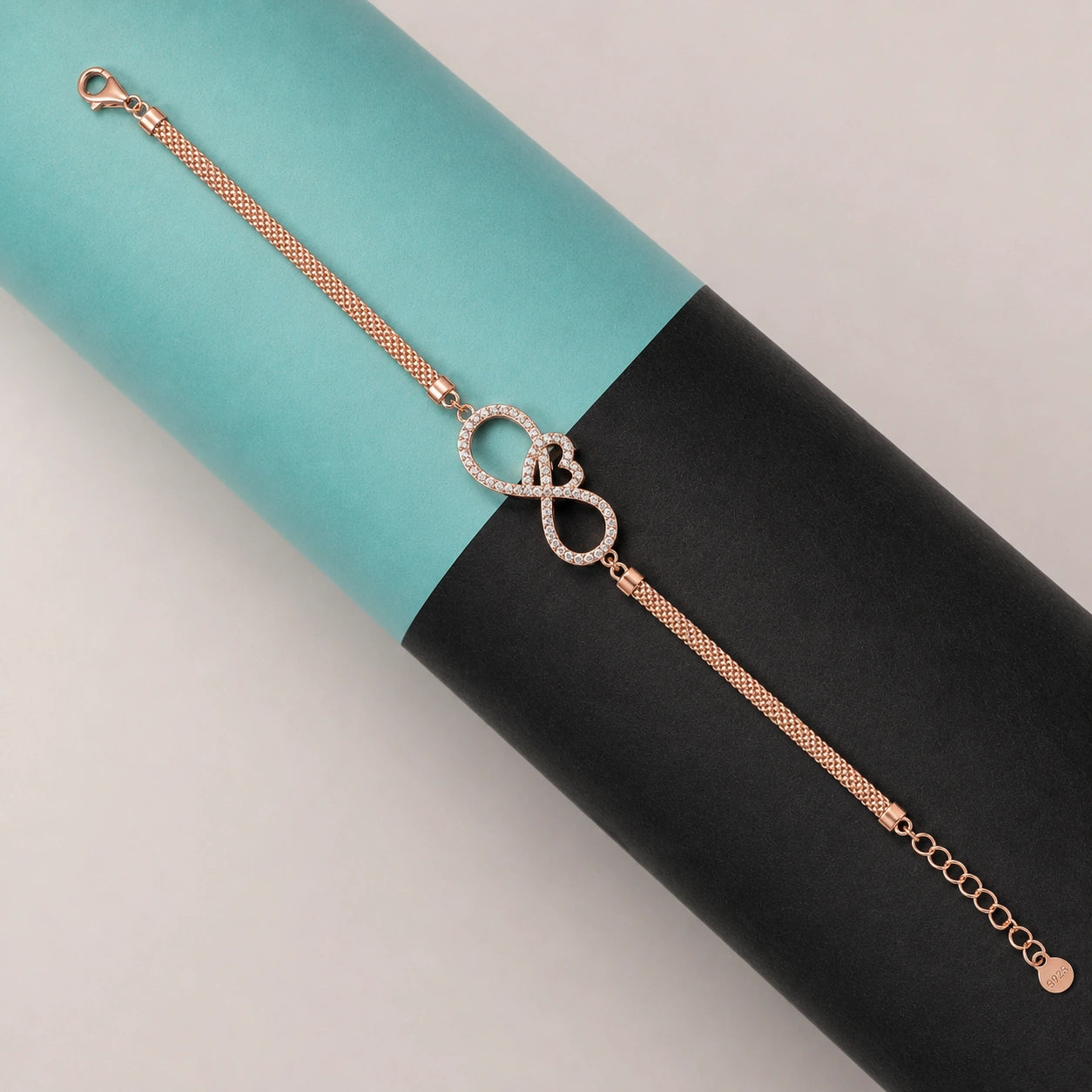 Rosegold Love Knot Bracelet