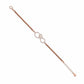 Rosegold Love Knot Bracelet