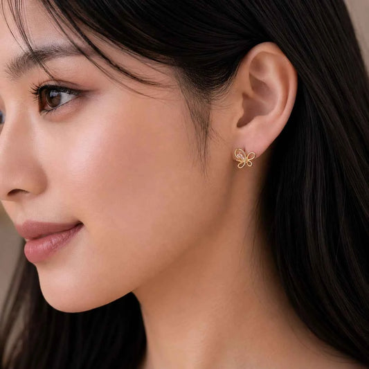 Butterfly Grace Stud Earrings