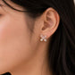 Rose Blossom Bow Stud Earrings