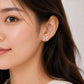 Golden Flutter Butterfly Stud Earrings