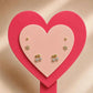 Silver Cherry Stud Earrings