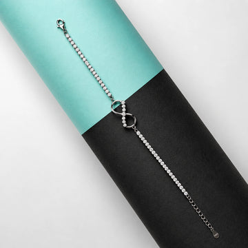 Silver Infinity Luxe Bracelet