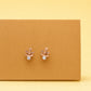 Silver Leaf Stud Earrings