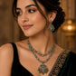 Victorian Emerald Pendant Necklace Set