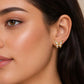 Butterfly Cubic Zirconia Stud Earrings