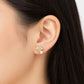Ginkgo Pearl Stud Earrings