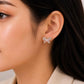Crystal Butterfly Stud Earrings