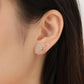 Golden Butterfly Stud Earrings