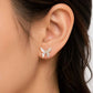 Mother of Pearl Butterfly Stud Earrings