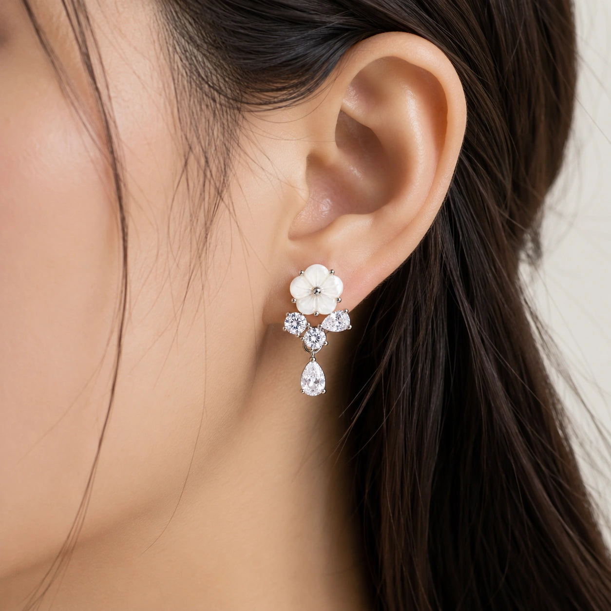 Floral Drop Earrings