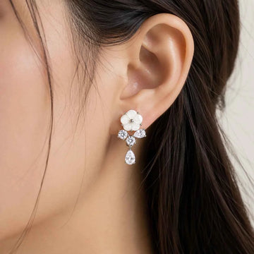 Floral Drop Earrings