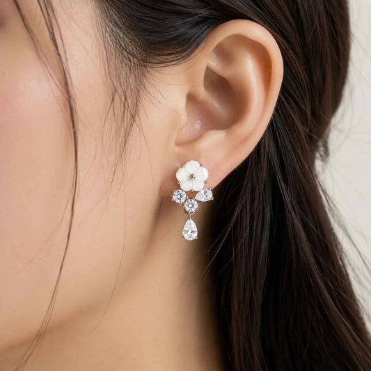 Floral Drop Earrings