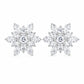 Snowflake Bloom Stud Earrings