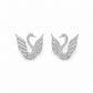 Swan Stud Earrings