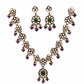 Victorian Amethyst Bloom Necklace Set