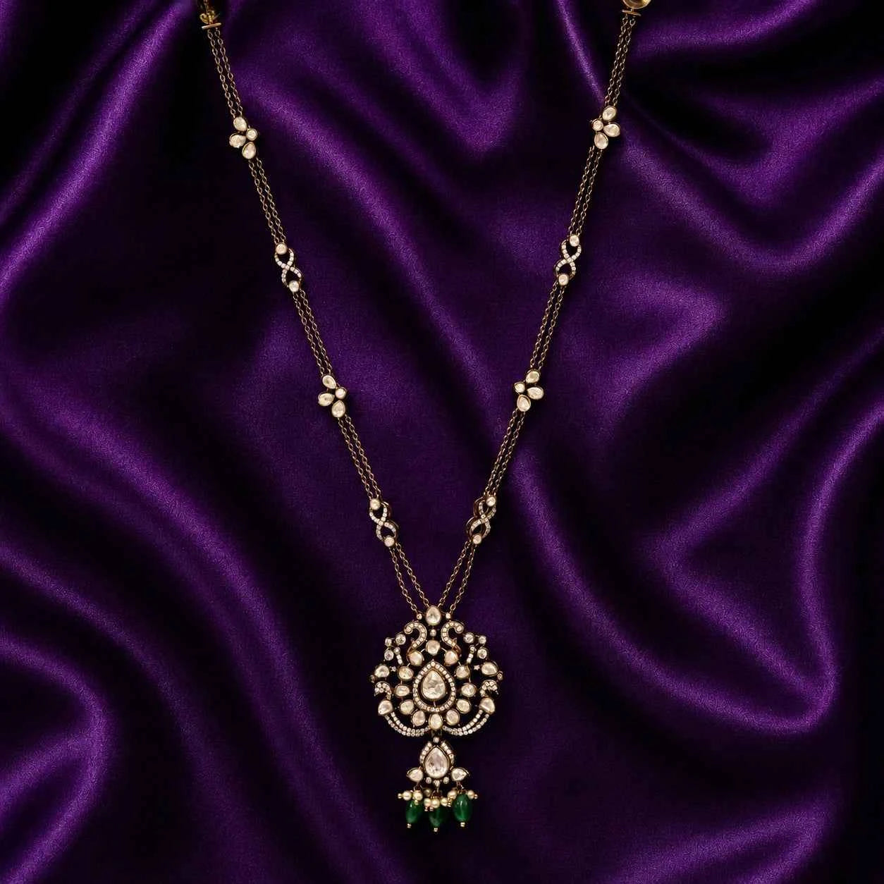 Victorian Blossom Pendant Necklace
