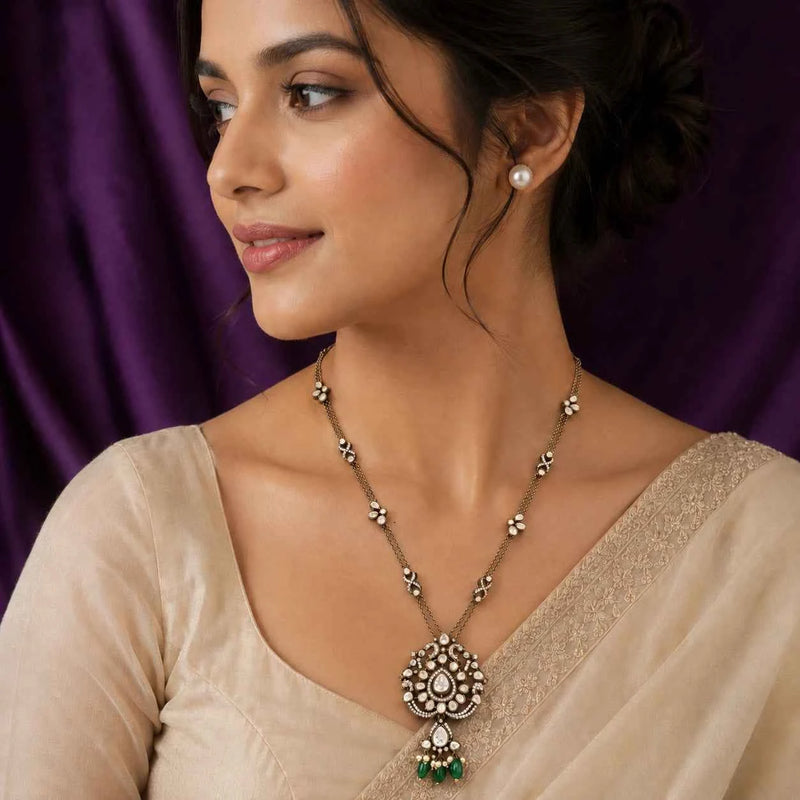 Victorian Blossom Pendant Necklace