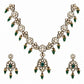 Victorian Emerald Bloom Necklace Set