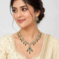 Victorian Emerald Bloom Necklace Set