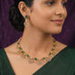 Victorian Emerald Lattice Necklace Set