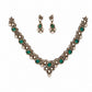 Victorian Emerald Necklace Set