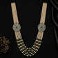 Victorian Emerald Pearl Layered Necklace